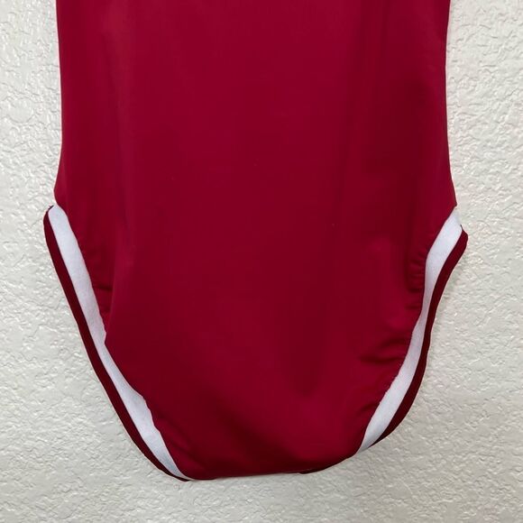 Headgear Urban Outfitters Bayside Slater Bodysuit Red and White Size S - Picture 12 of 14